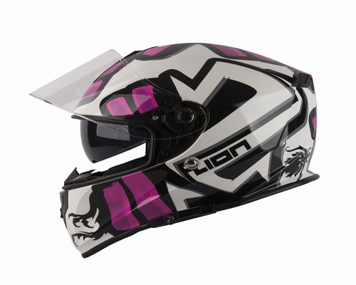 CASCO MAX V127 INTEGRAL C/ANT. DE SOL (ZION PINK) M